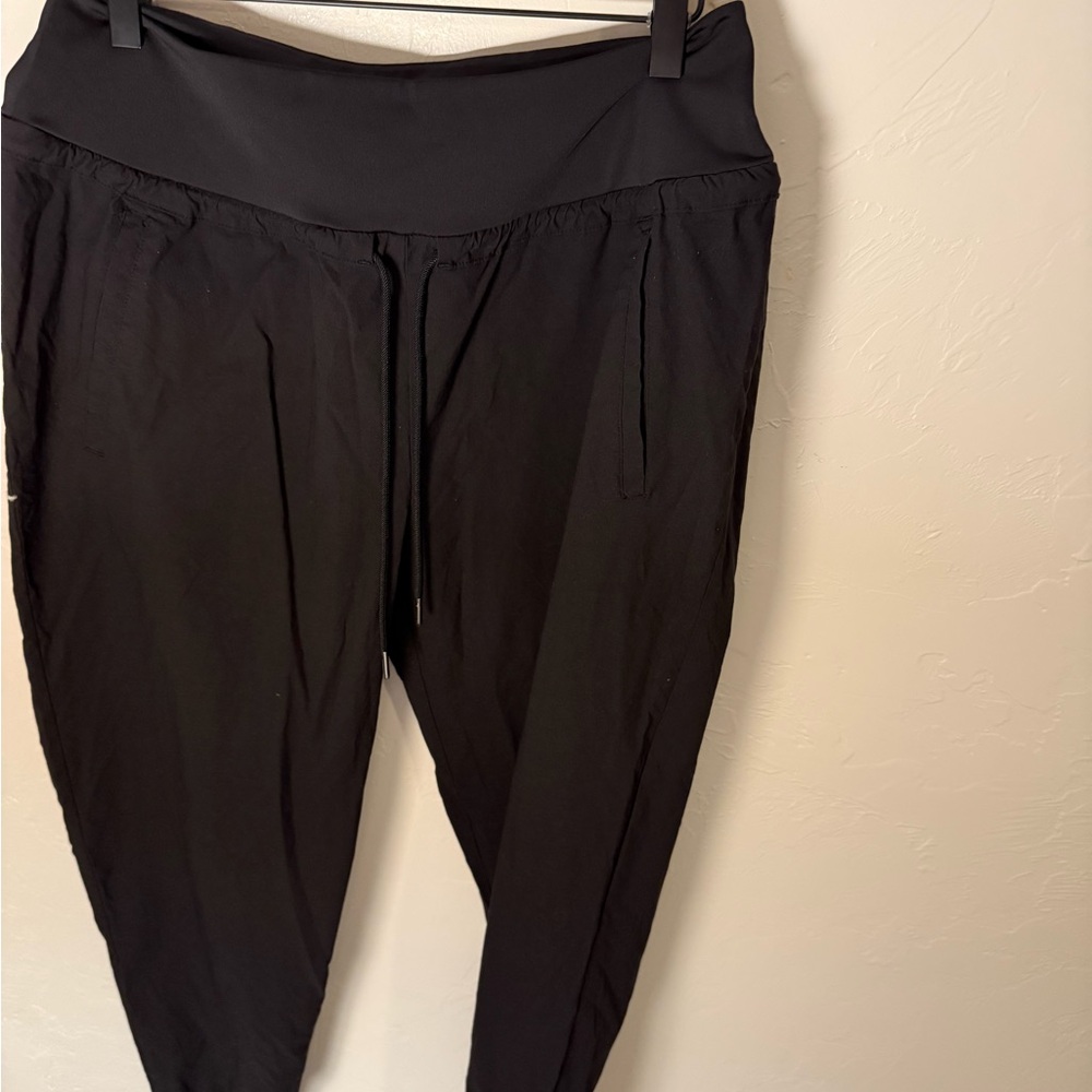Women's Black Drawstring Lounge Pants